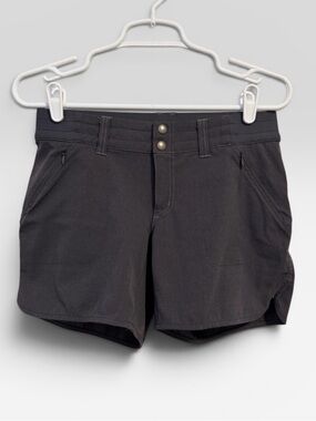 Kuhl Shorts Women's gray Stretch Strattus Ripstop Hiking Sz 2